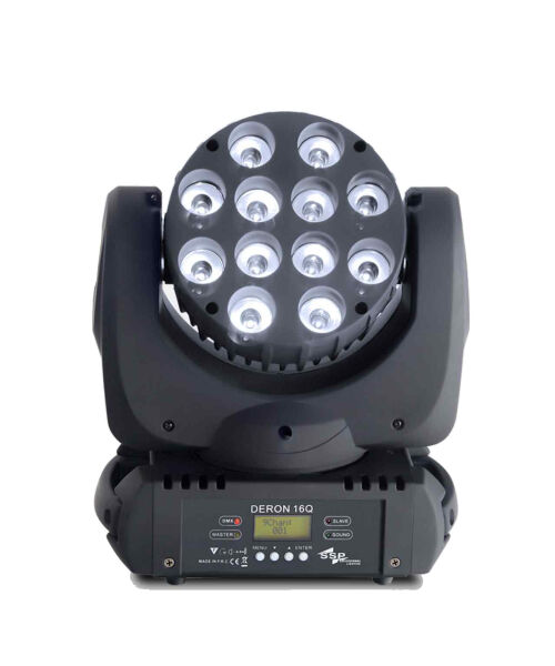 DERON 16Q 12x10 Watt RGBW LED Moving Head Wash