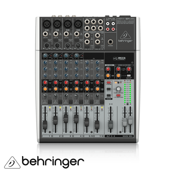 XENYX X1204 USB 12 Kanal Anolog Mixer