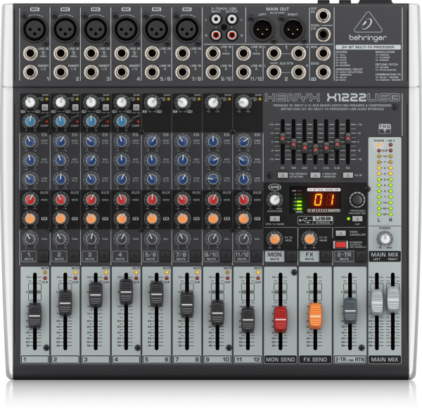 XENYX X1222 USB 16 Kanal Anolog Mixer