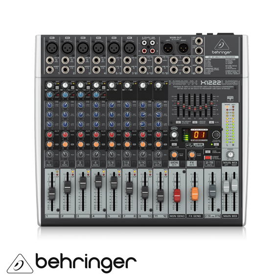 XENYX X1222 USB 16 Kanal Anolog Mixer