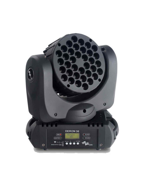 DERON 36WA Beyaz+Amber LED Moving Head Wash (20+16x5 Watt)