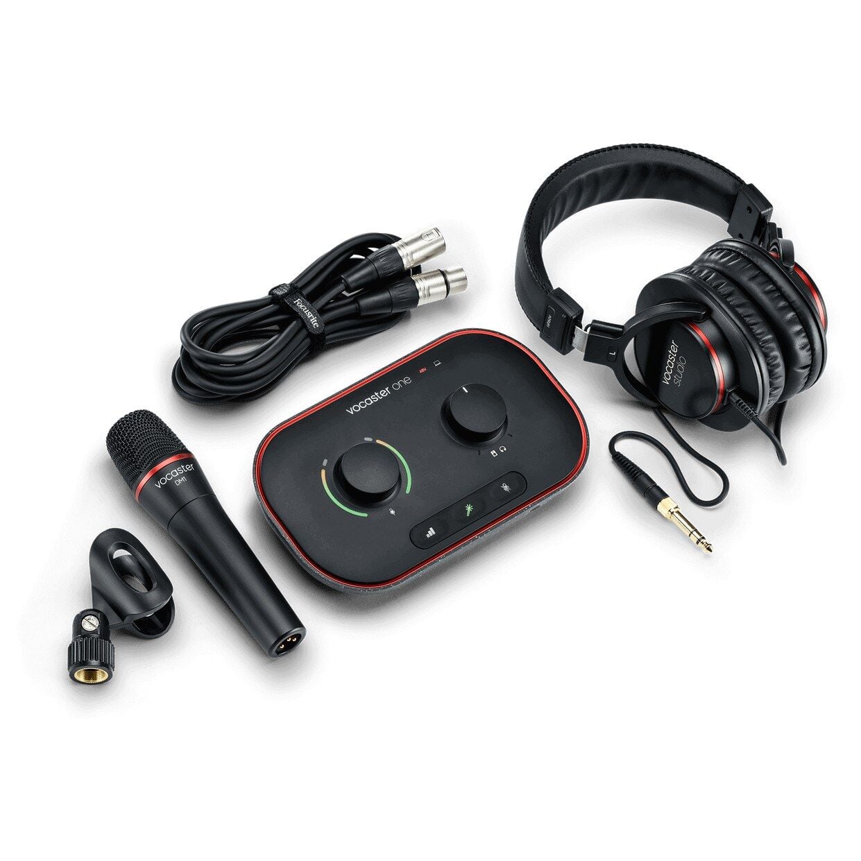 Vocaster One Studio Podcast Paketi (Ses Kartı + DM14v Mikrofon + HP60v Kulaklık)