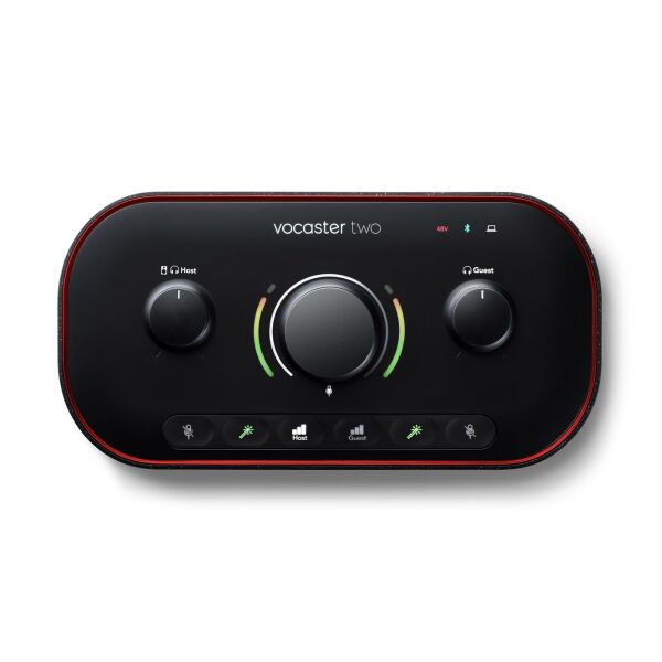 Vocaster Two Studio Podcast Paketi (Ses Kartı + DM14v Mikrofon + HP60v Kulaklık)