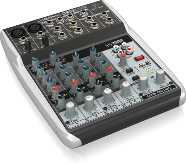 XENYX Q802 USB 8 Kanal Anolog Mixer
