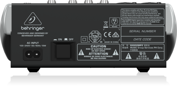 XENYX QX602 MP3  Kanal Anolog Mixer