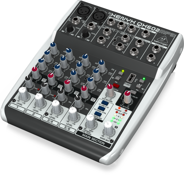 XENYX QX602 MP3  Kanal Anolog Mixer