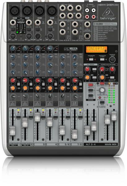 XENYX QX1204 USB 12 Kanal Anolog Mixer