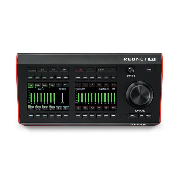 RedNet R1 Dante Masaüstü Monitör Kontrol Cihazı
