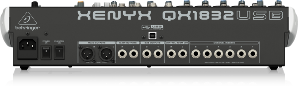 XENYX QX1832 USB 18 Kanal Anolog Mixer