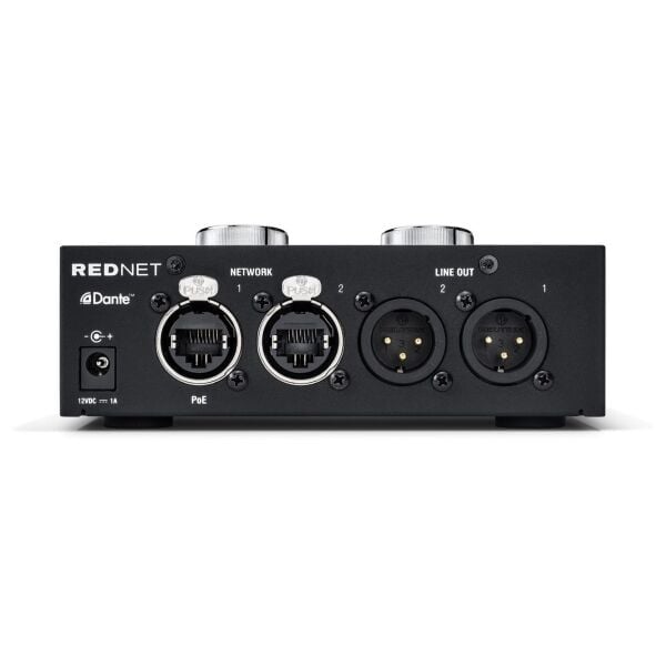 RedNet AM2 Dante Stereo Kulaklık Amfisi ve Hat Çıkışı