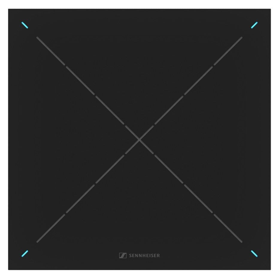 TeamConnect Ceiling 2 Black Tavan Mikrofonu