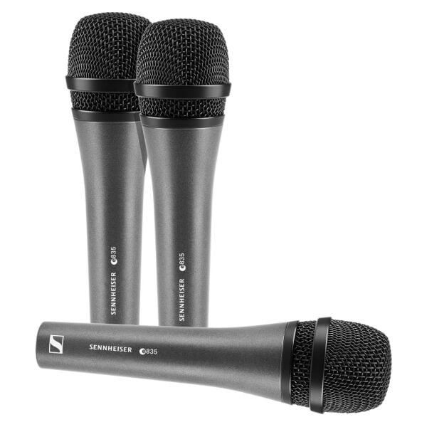 3-Pack e 835 Dinamik Vokal Mikrofonu