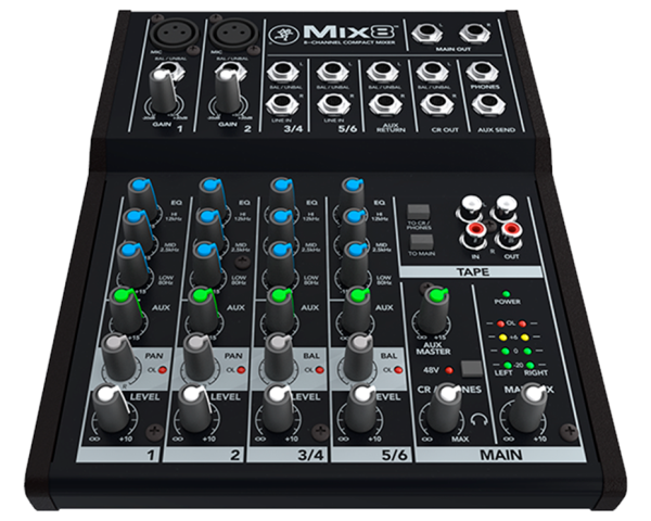 MIX8  8 Kanal Anolog Mixer