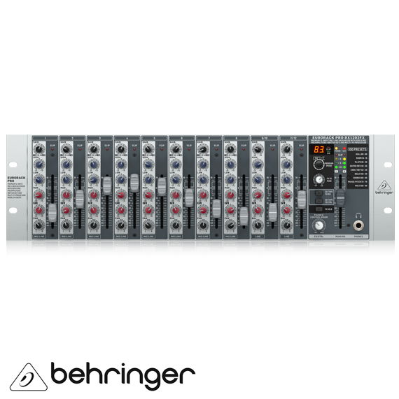 RX1202FX 12 Kanala Anolog Rack Mixer