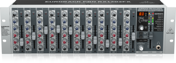 RX1202FX 12 Kanala Anolog Rack Mixer