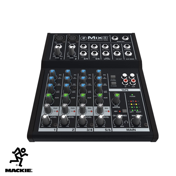 MIX8  8 Kanal Anolog Mixer