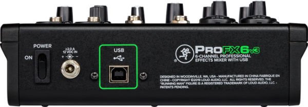 PROFX6 V3 6 Kanal Anolog Mixer