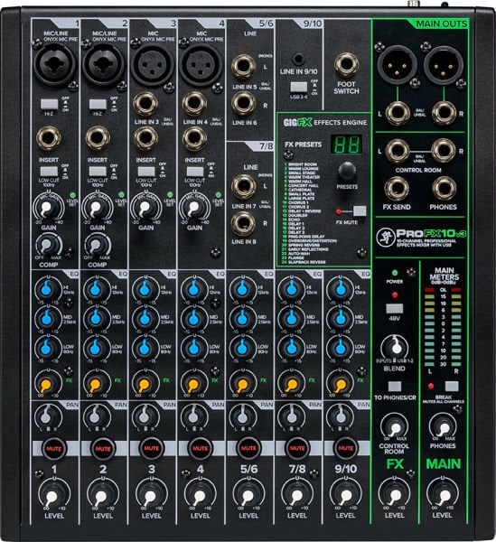 PROFX 10 V3 10 Kanal Anolog Mixer