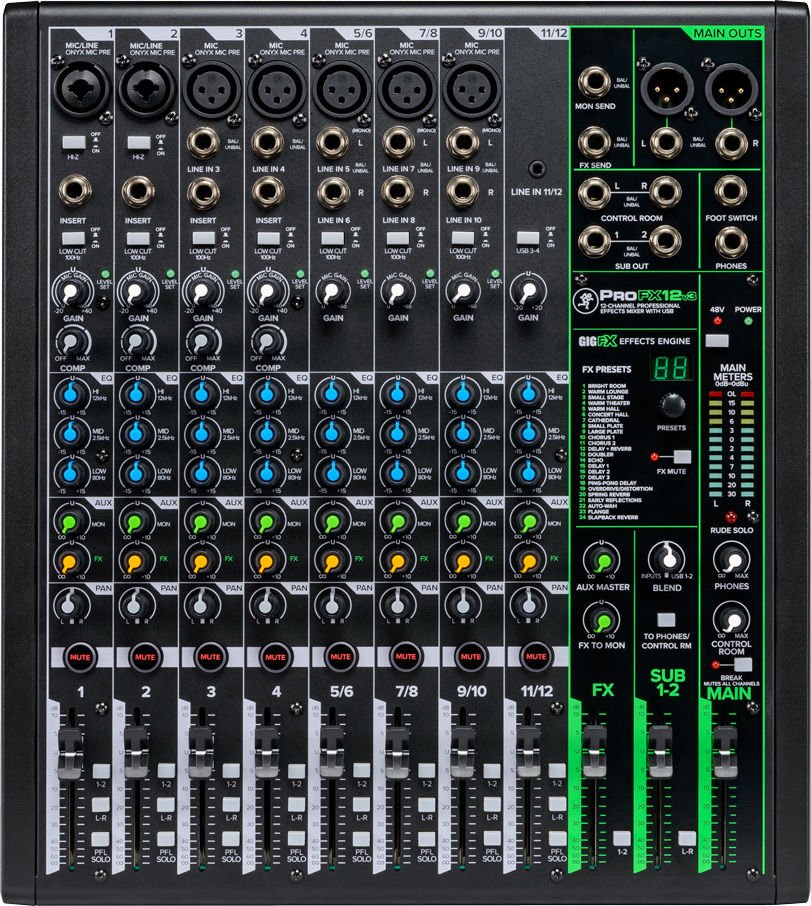 PROFX 12 V3 12 Kanal Anolog Mixer