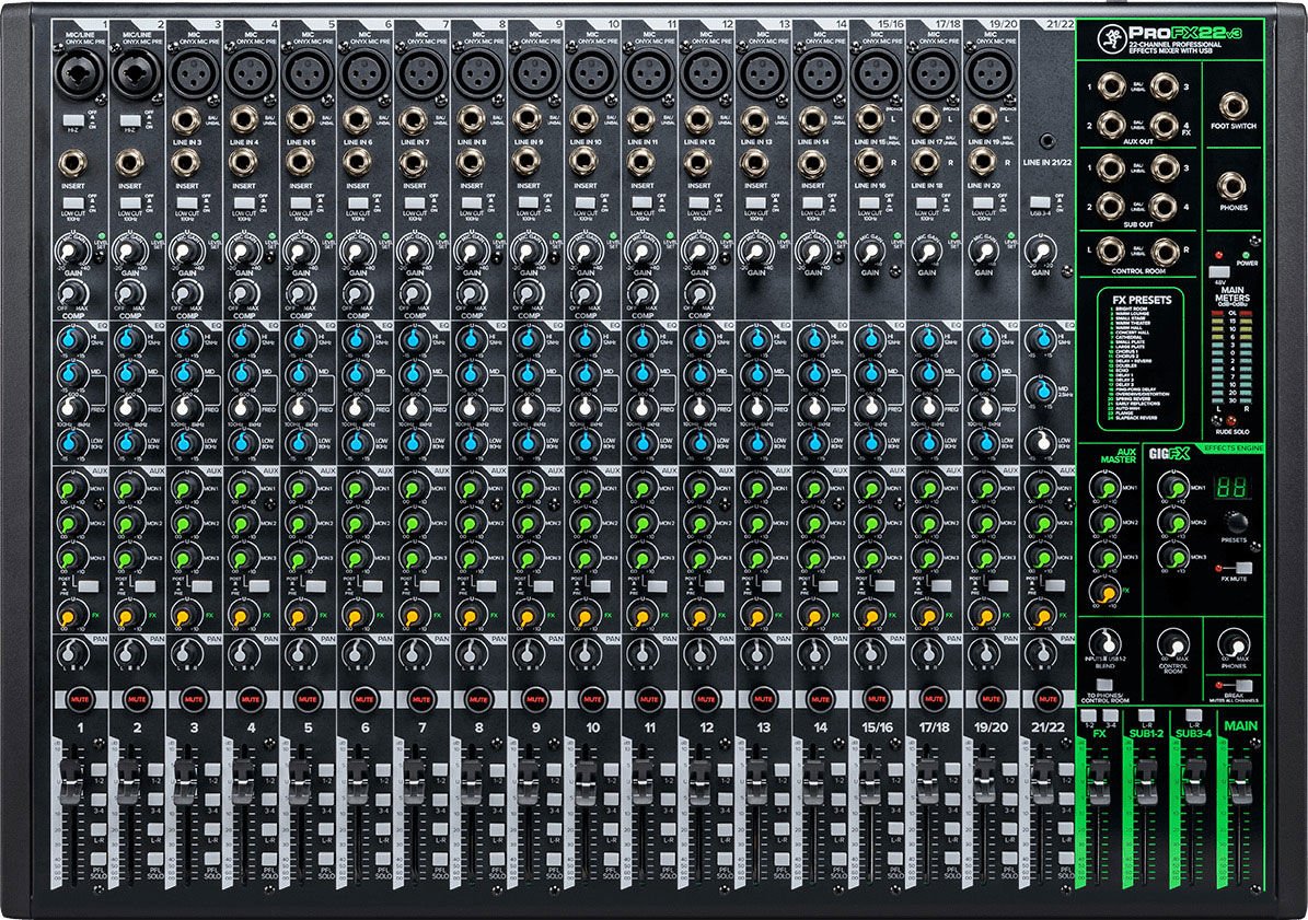 PROFX 22 V3 22 Kanal Anolog Mixer