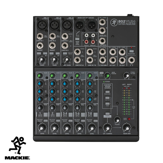 802VLZ4 8 Kanal Anolog Mixer