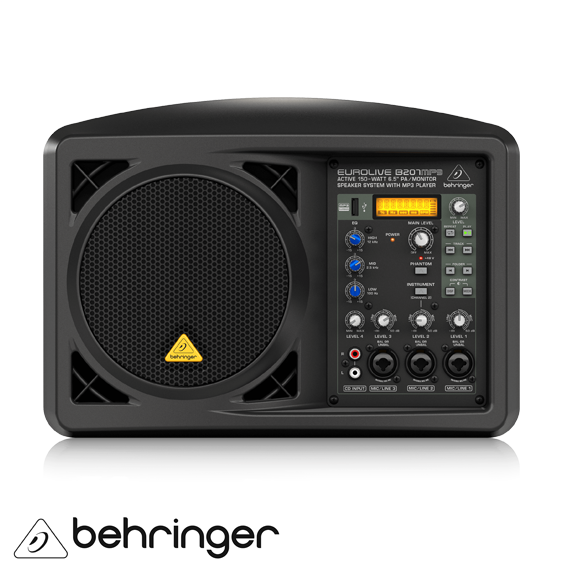 B207MP3 1x6,5'' 150 Watt Aktif Hoparlör