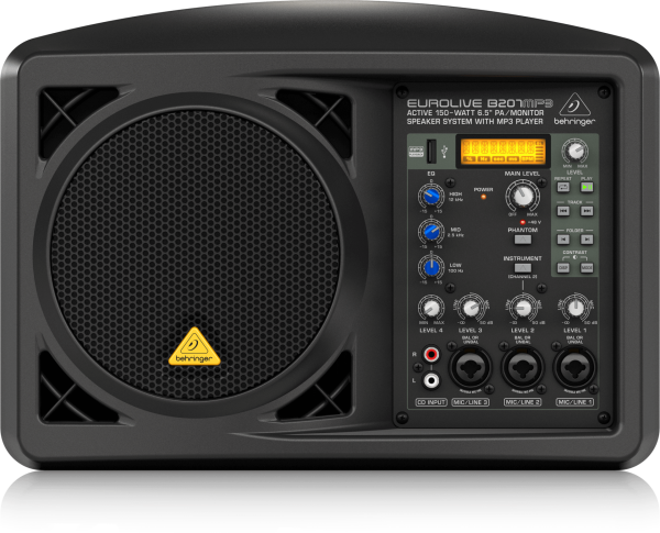B207MP3 1x6,5'' 150 Watt Aktif Hoparlör