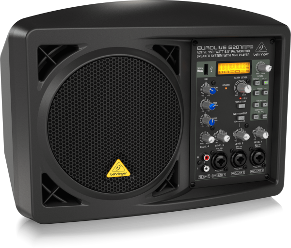 B207MP3 1x6,5'' 150 Watt Aktif Hoparlör