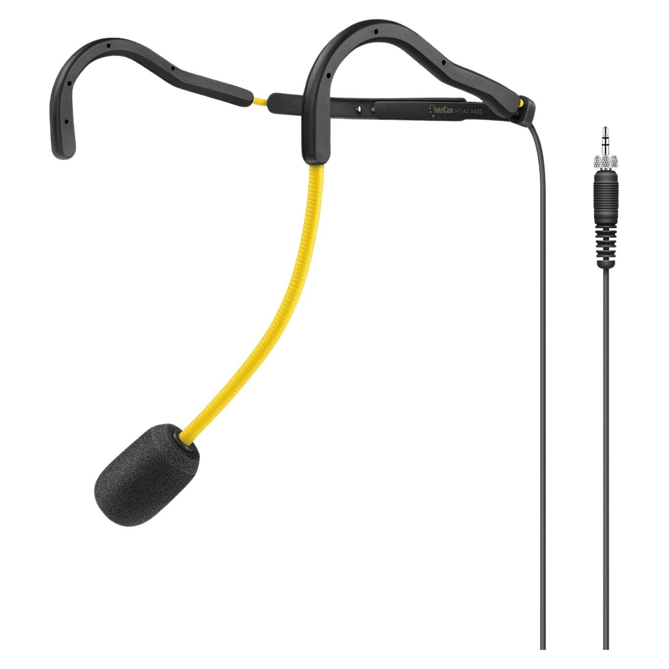 HT 747 Yellow Fitness Headset Mikrofon