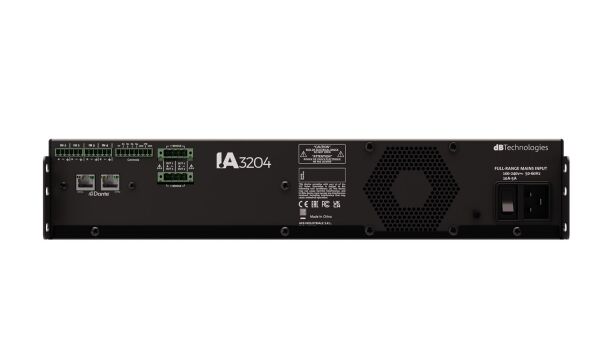 IA3204 D 4x400 Watt Dante DSP Amfi
