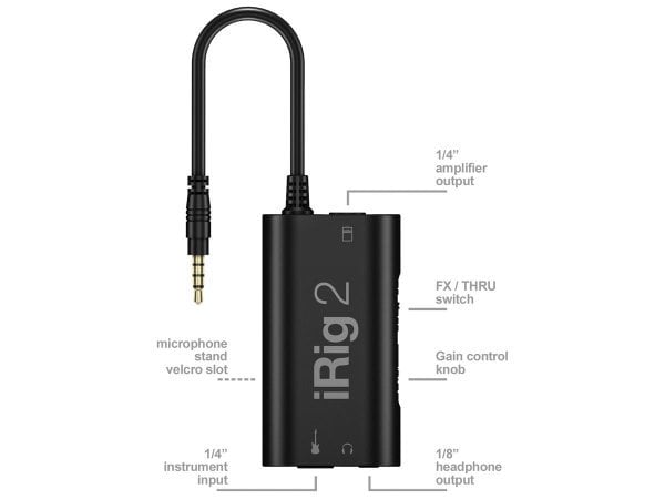 iRig 2 Elektro & Bas Gitar için Ses Kartı