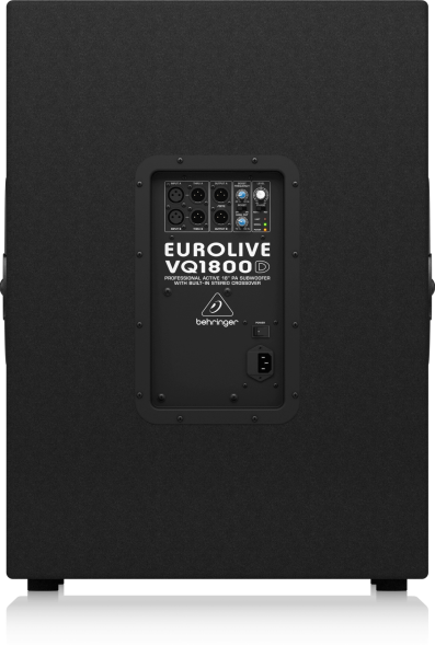 VQ1800D 1x18'' 500 Watt Aktif Subbass Hoparlör