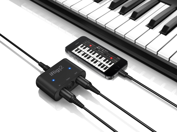 iRig MIDI 2 iPhone/iPod touch/iPad ve Mac/PC için MIDI arayüzü
