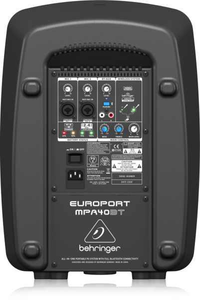 MPA40BT Taşınabilir Hoparlör