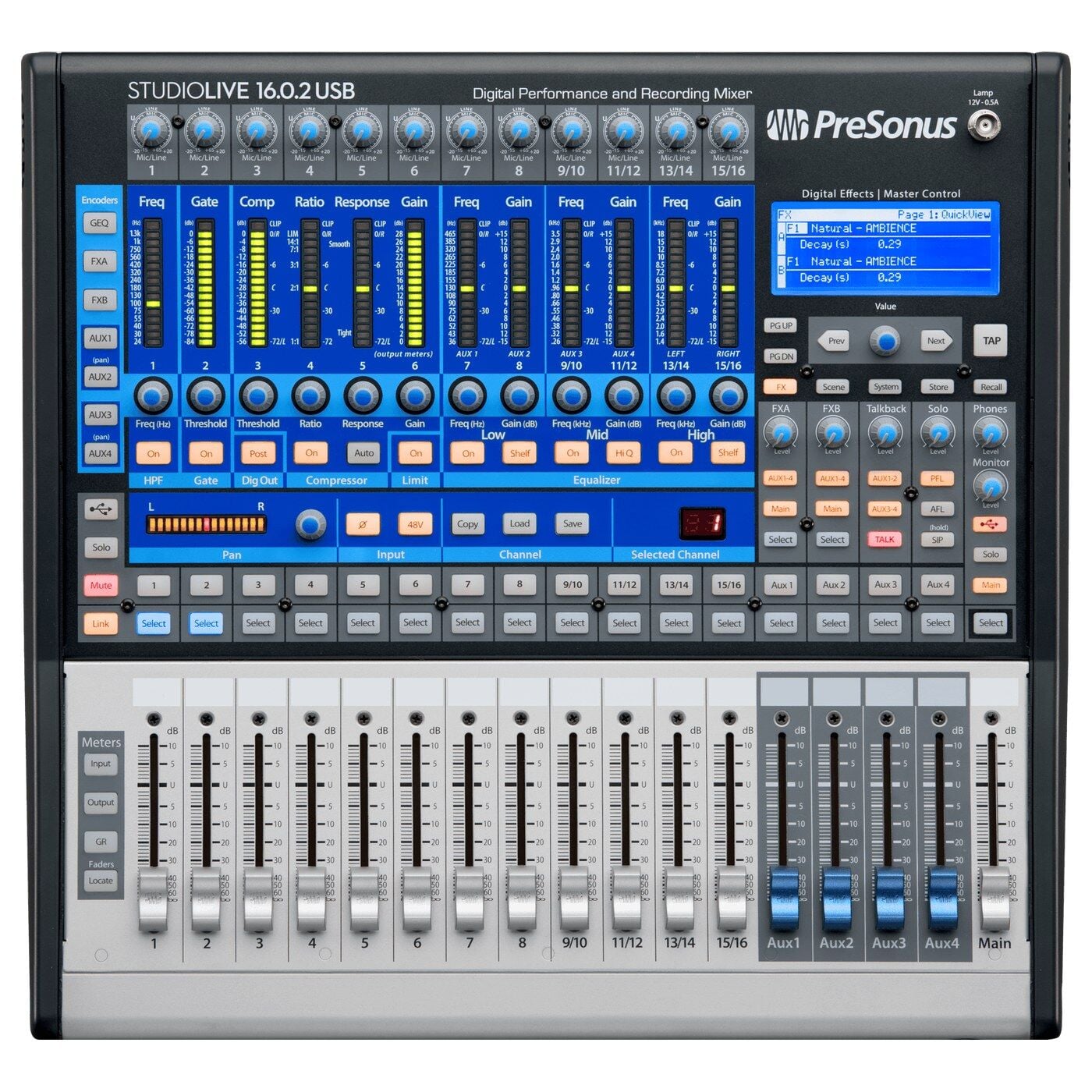 StudioLive 16.0.2 USB 16 Kanal Dijital Mikser