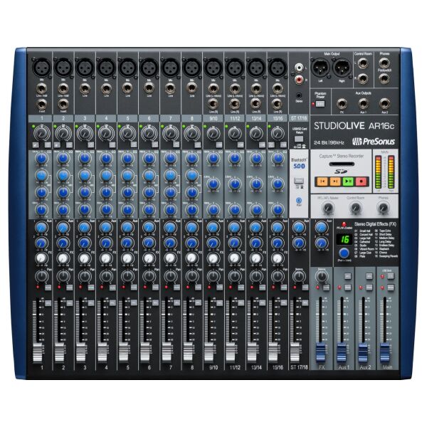 StudioLive AR16c 16 Kanal Analog Mikser (USB-C)