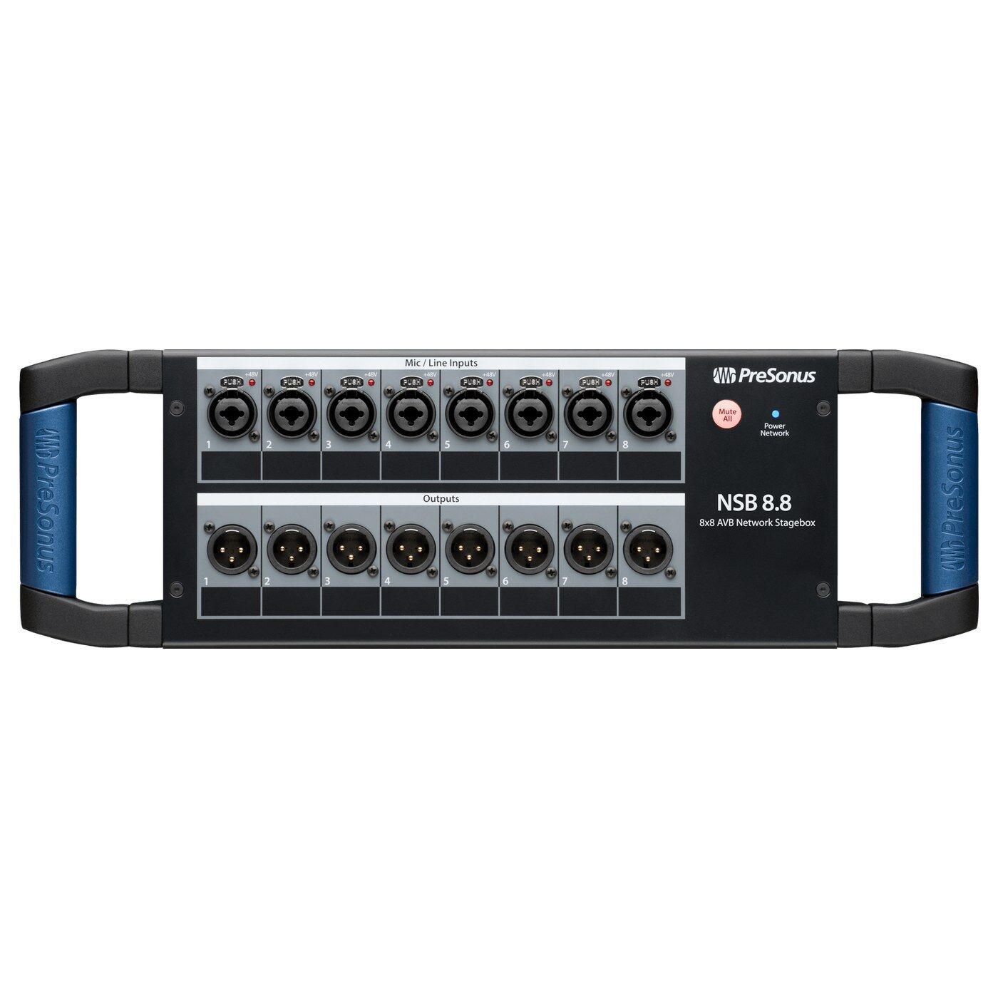 NSB 8.8 AVB Ağ Stage Box (8 Giriş / 8 Çıkış)