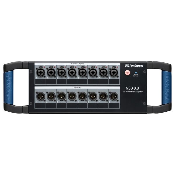 NSB 8.8 AVB Ağ Stage Box (8 Giriş / 8 Çıkış)