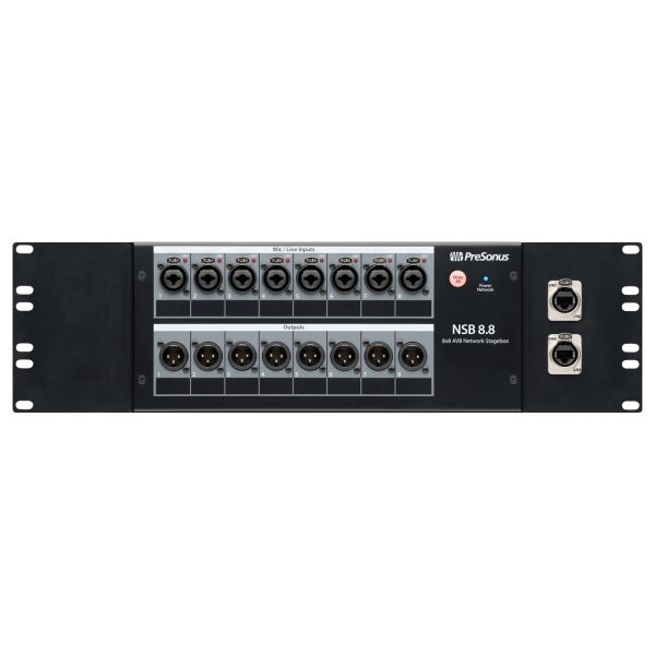 NSB 8.8 AVB Ağ Stage Box (8 Giriş / 8 Çıkış)