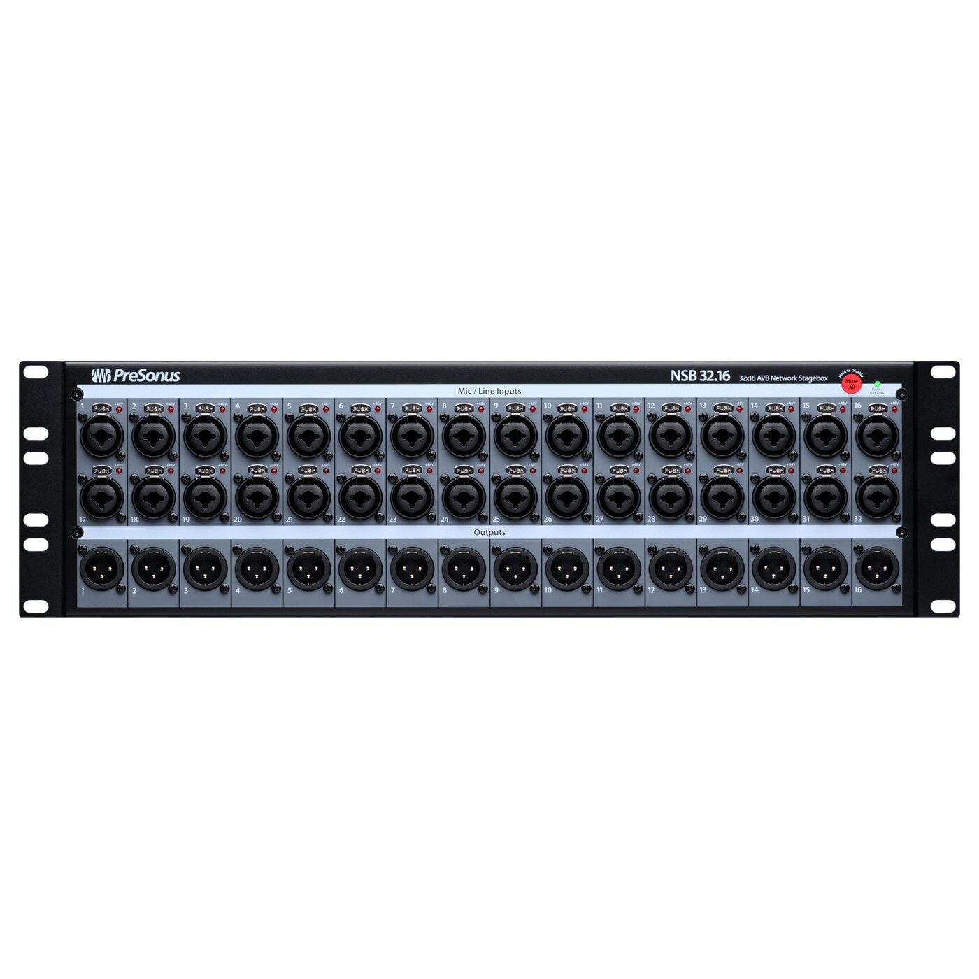NSB 32.16 AVB Ağ Stage Box (32 Giriş / 16 Çıkış)