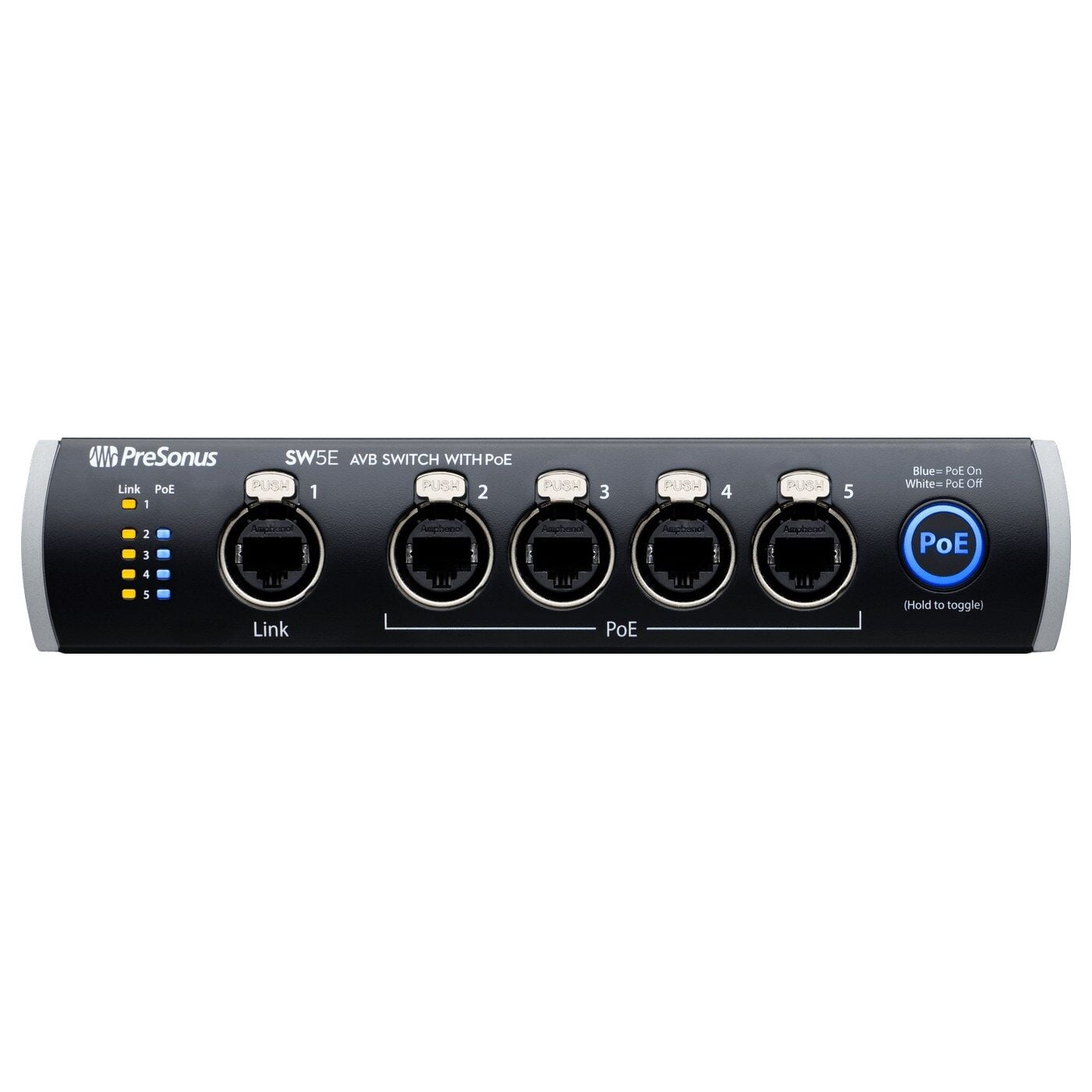 SW5E AVB Ağ Switch ve Köprü (PoE)