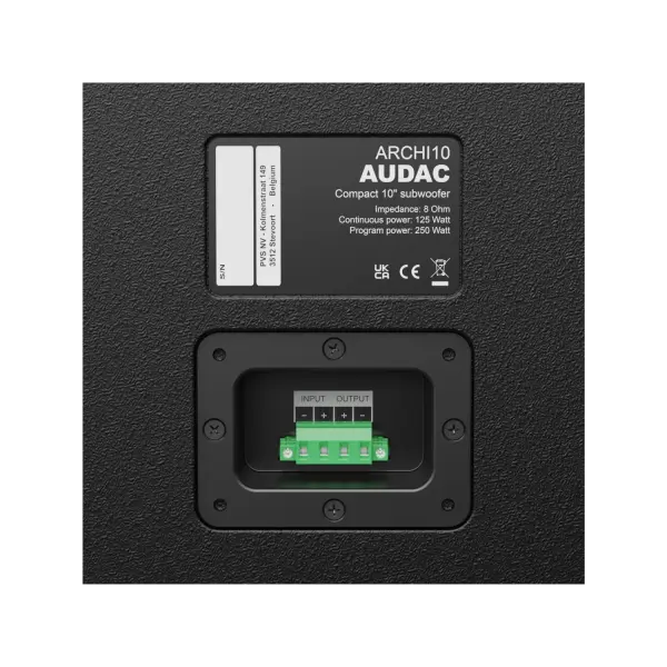ARCHI10 Kompakt Mimari Subwoofer 10''