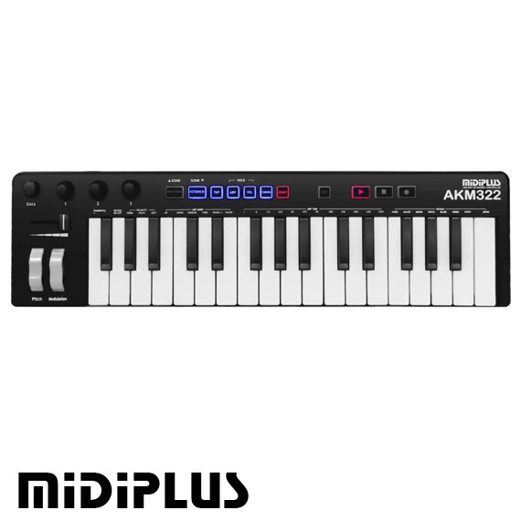 AKM322 (Black) Midi Klavye