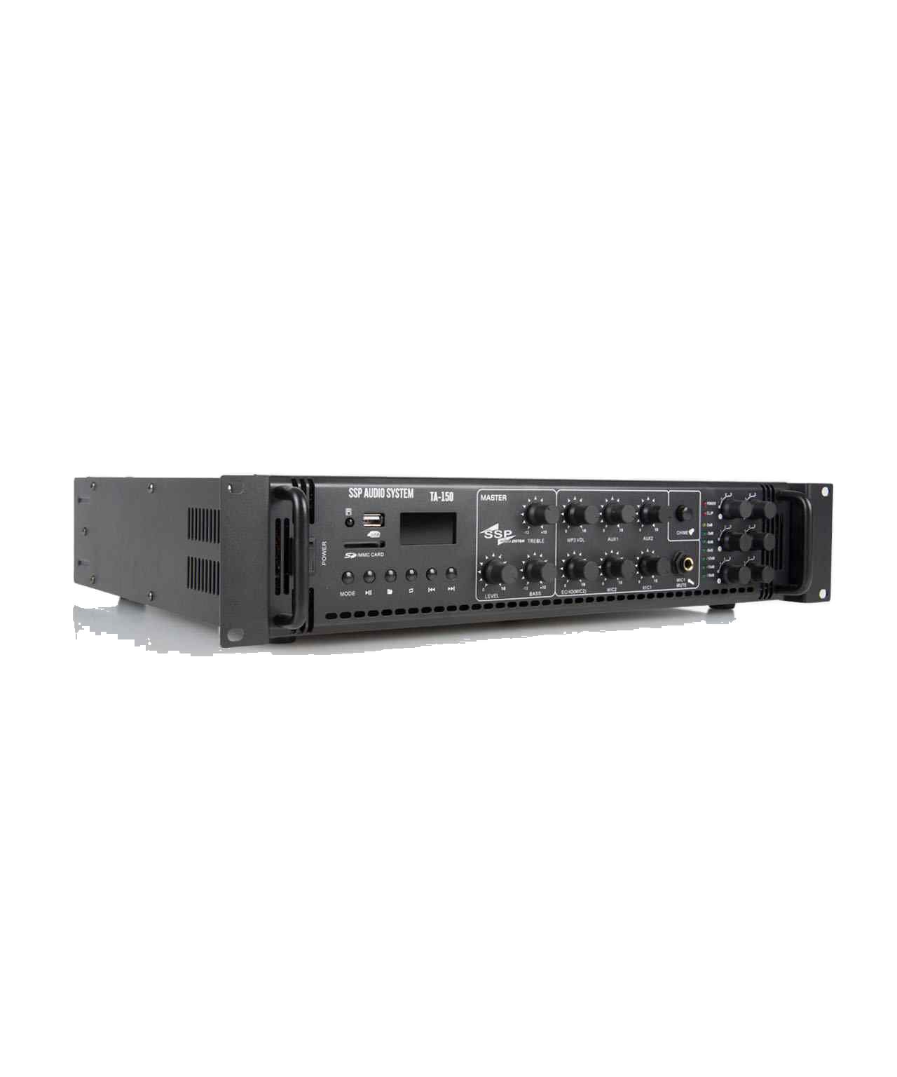 TA150 150 Watt 6 Bölgeli 100V Anons Amfisi USB Bluetooth FM