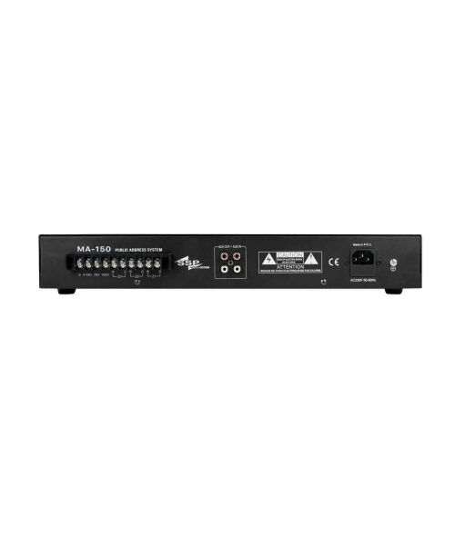 MA150 150 Watt 3 Bölgeli 100V Anons Amfisi USB MP3