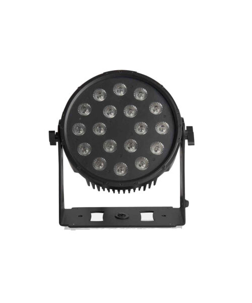 SLIM PAR18WP 18x12 Watt RGBWAUV IP65 Slim LED Par