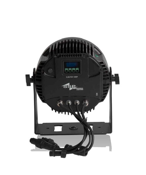SLIM PAR18WP 18x12 Watt RGBWAUV IP65 Slim LED Par