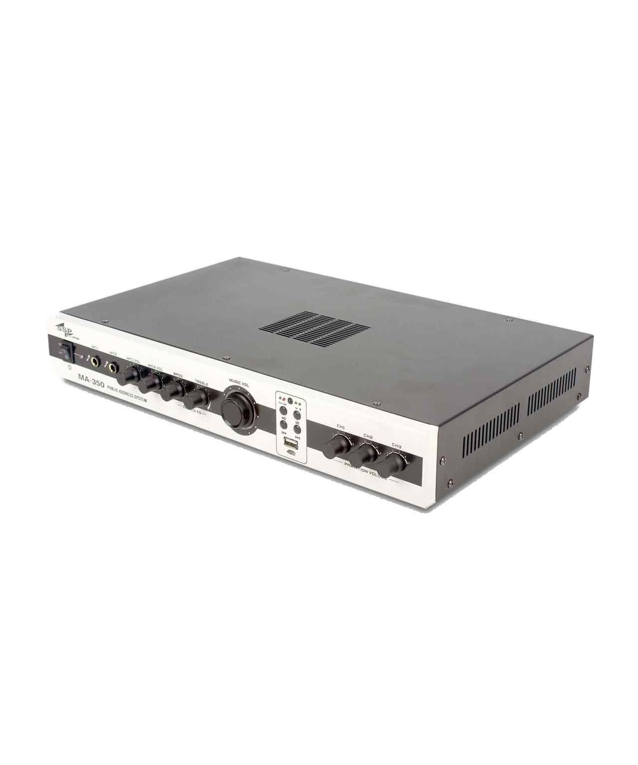 MA350 350 Watt 3 Bölgeli 100V Anons Amfisi USB MP3