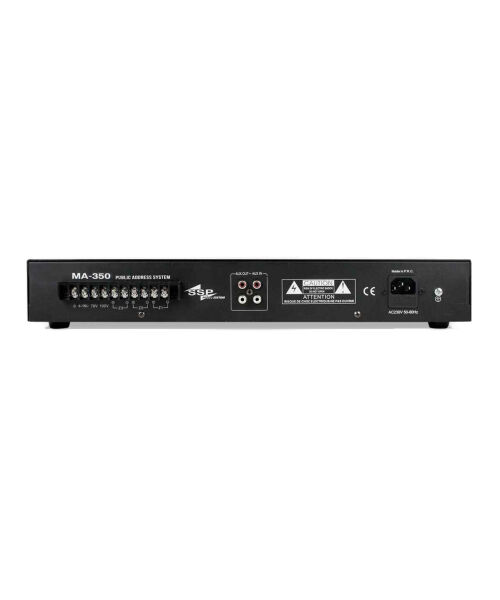 MA350 350 Watt 3 Bölgeli 100V Anons Amfisi USB MP3