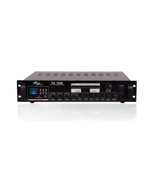 PA 1060 60 Watt 100V Anons Amfisi USB MP3 3 Mikrofon Girişli